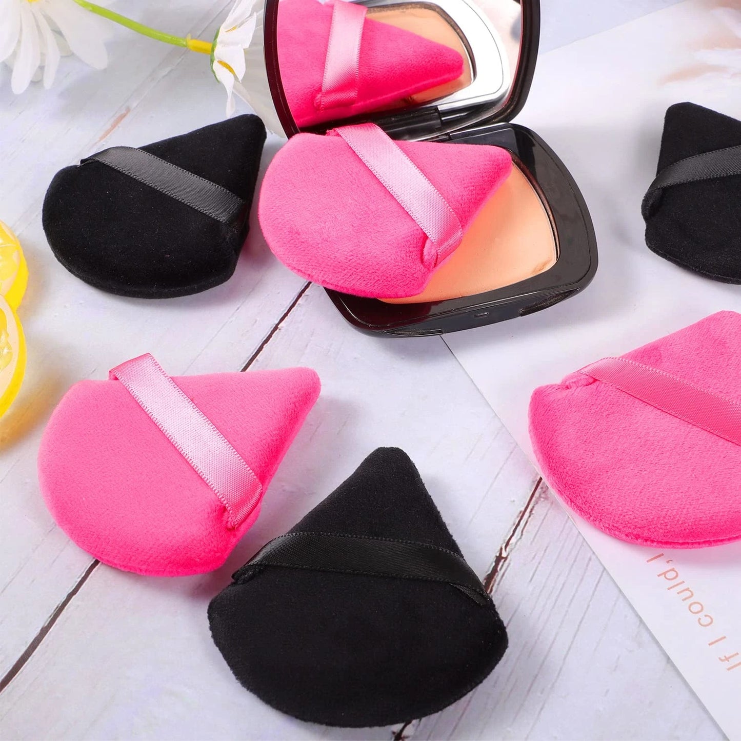 SLIM TRIANGLE POWDER PUFF - SET OF 2