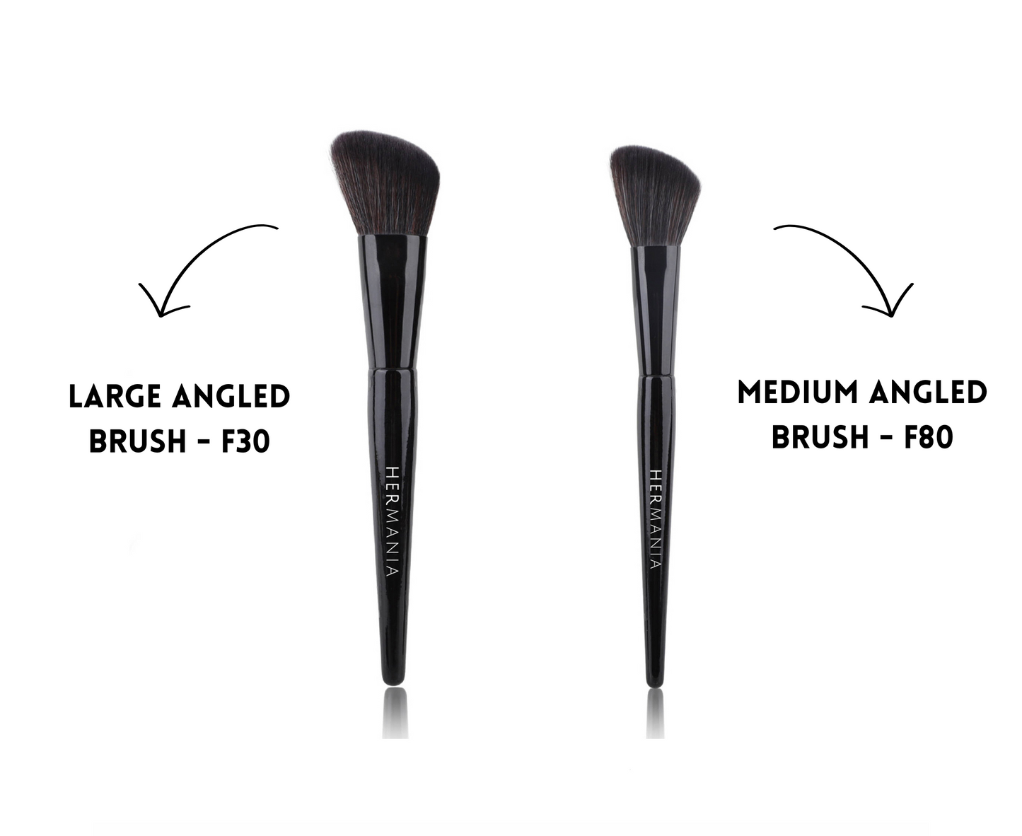 Soft Bristles Angles Blusher Contour Bronzer Brush