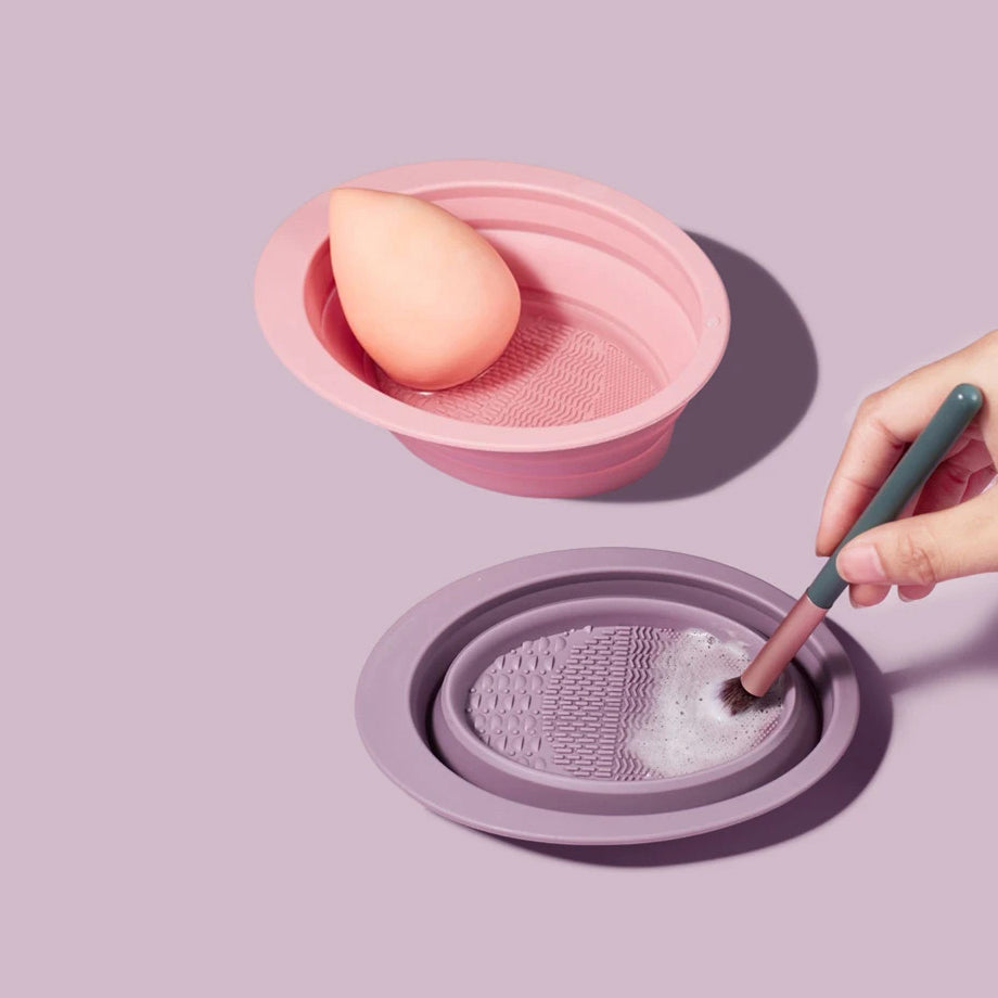 FOLDABLE MAKEUP TOOLS CLEANSING BOWL