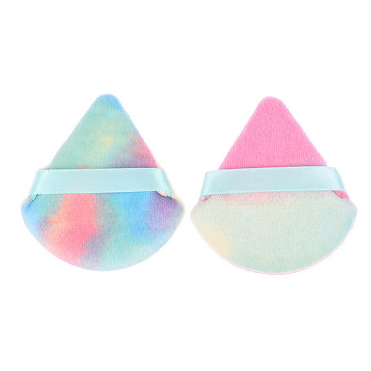 TIE DYE SLIM TRIANGLE POWDER PUFF - SET OF 2