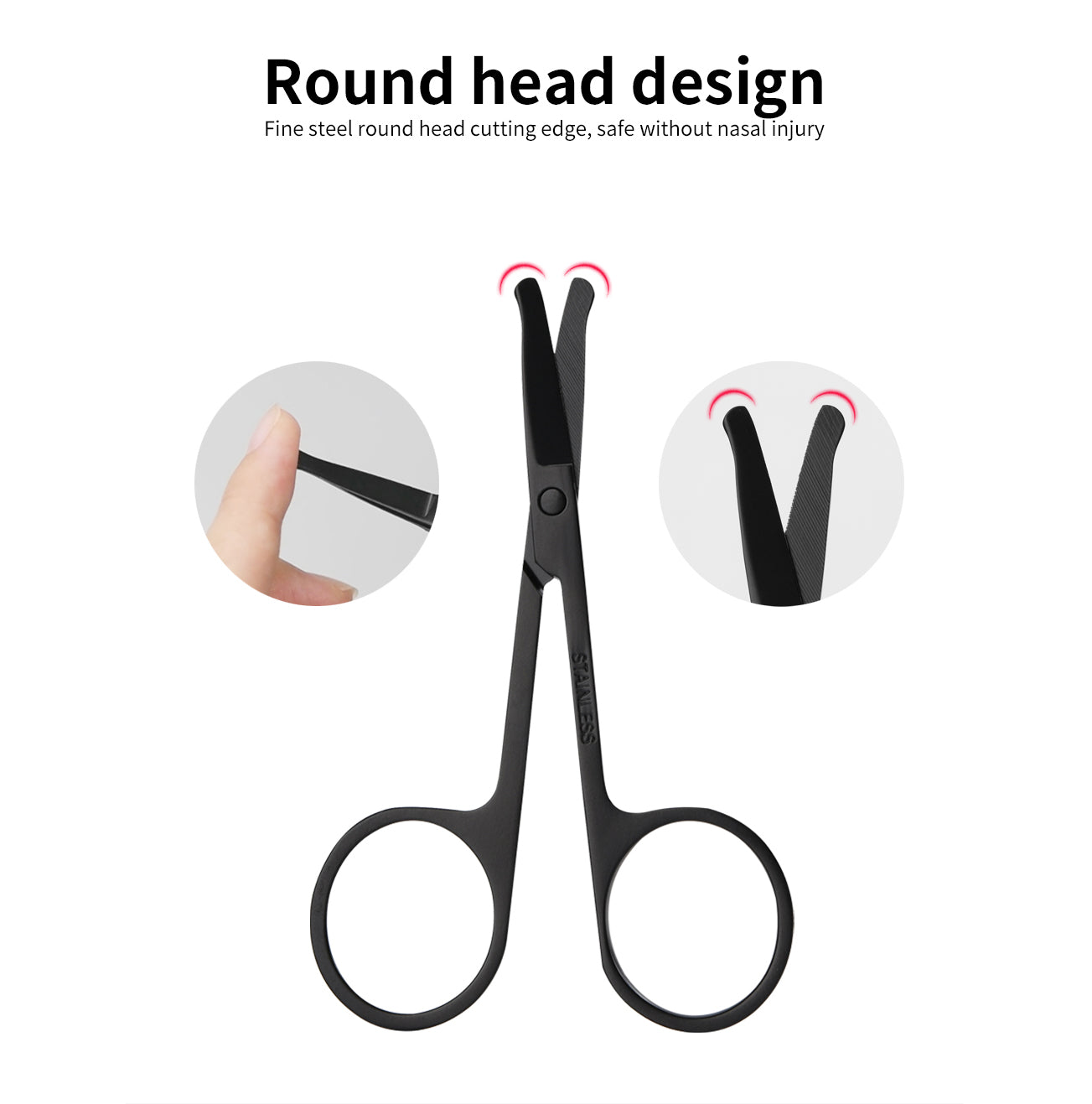 NOSE HAIR TRIMMING SCISSORS