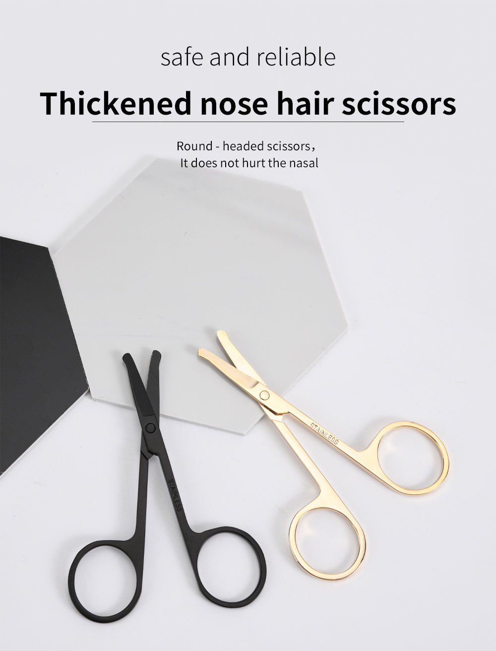 NOSE HAIR TRIMMING SCISSORS