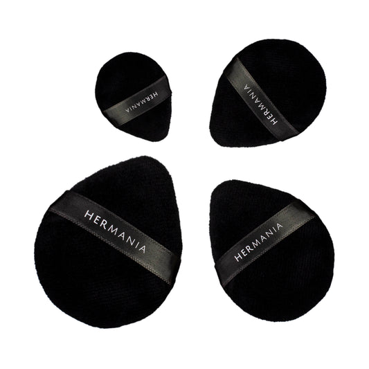 POWDER PUFFS SET - 4 PIECES